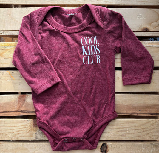 Mini Cool Kids Club Onesie/Long Sleeve