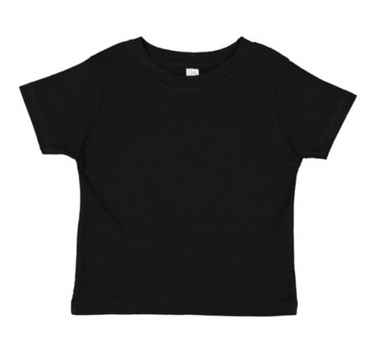 Custom Toddler Black Tee - 3T